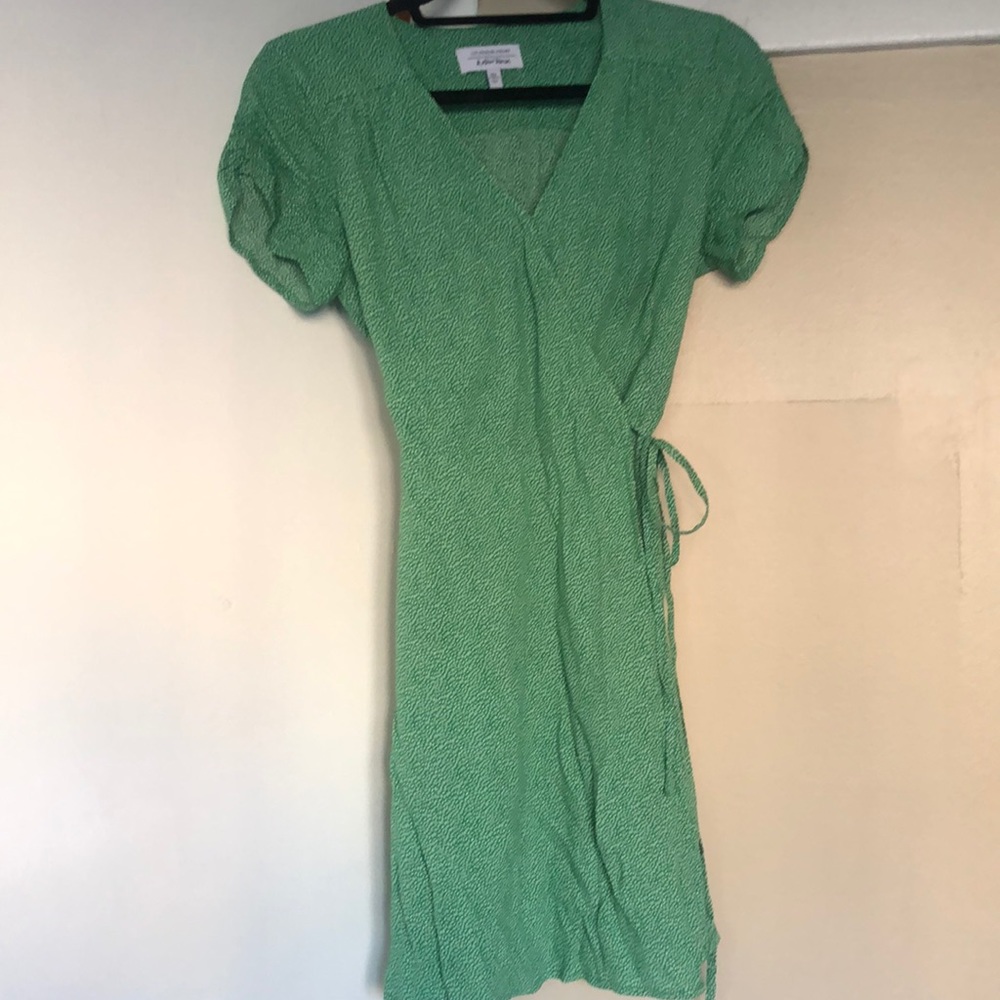 & other stories floral wrap dress